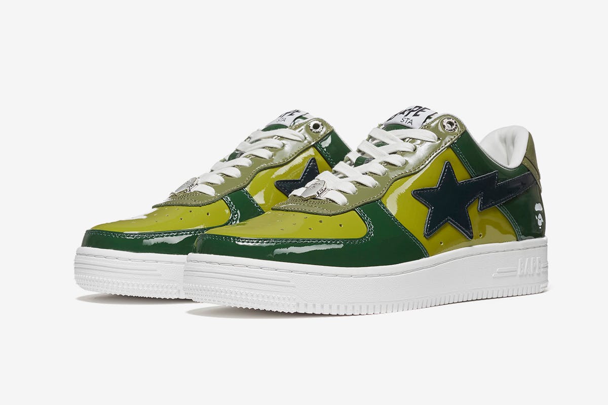 green bape sneakers